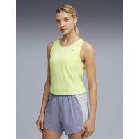 Puma Run Velocity Lightweight Round Neck Vest Top Light Green