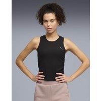 Puma Cloudspun Modal Rich Ribbed Tank Top Black