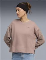 HER Cotton Rich Crew Neck Relaxed Sweatshirt