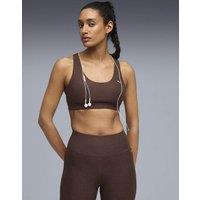 Puma Cloudspun Total Support Sports Bra Brown