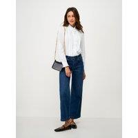 Crew Clothing Relaxed Fit Pure Cotton Shirt White