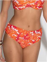 Free Spirit Floral Roll Top Bikini Bottoms