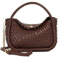 Dune London Woven Mini Grab Bag Chocolate