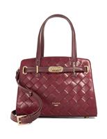 Dune London Suede Grab Bag Burgundy