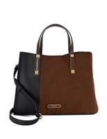 Dune London Suede Tote Bag Ecru