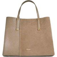 Dune London Suede Tote Bag Grey