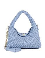 Dune London Woven Mini Grab Bag Blue