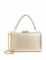 Chain Strap Top Handle Clutch Bag