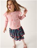 Floral Tulle Top & Skirt Outfit (3-13 Yrs)