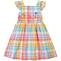 Frugi Pure Cotton Checked Dress (2-10 Yrs) Multi