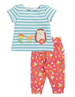 2 Piece Pure Cotton Hedgehog Outfit (3-24 Mths)