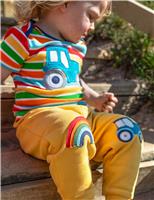 Pure Cotton Embroidered Joggers (3 Mths-8 Yrs)