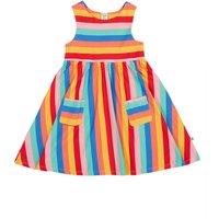 Frugi Pure Cotton Striped Dress (2-12 Yrs) Multi