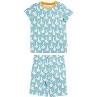 Frugi Pure Cotton Duck Pyjamas (1-10 Yrs) Blue
