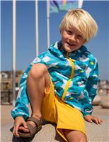 Hooded Packable Sea Creatures Raincoat (2-10 Yrs)