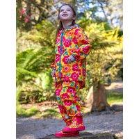 Frugi Floral Hooded Raincoat (2-10 Yrs) Yellow