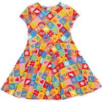 Frugi Cotton Rich Printed Dress (1-10 Yrs) Multi