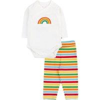 Frugi 2 Piece Cotton Rich Top & Bottom Outfit (0-24 Mths) Multi