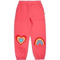 Frugi Pure Cotton Appliqu Joggers (1-10 Yrs) Pink
