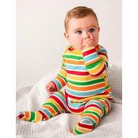 Frugi Cotton Rich Ribbed Striped Bodysuit (0-18 Mths) Multi