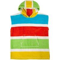 Frugi Pure Cotton Striped Hooded Towel (2-12 Yrs) Multi