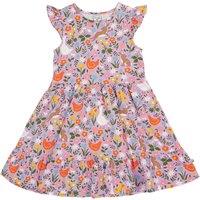 Frugi Cotton Rich Printed Dress (1-10 Yrs) Purple