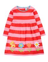 Pure Cotton Striped Appliqu Dress (1-10 Yrs)