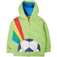 Frugi Pure Cotton Appliqu Hoodie (1-10 Yrs) Green