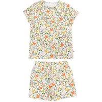 Frugi Pure Cotton Printed Pyjamas (1-10 Yrs) White