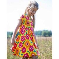 Frugi Cotton Rich Floral Dress (1-10 Yrs) Yellow