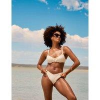 Boux Avenue Riad Textured Bikini Bottoms Ecru