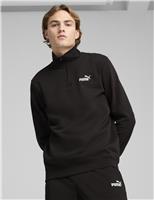 No.1 Logo Cotton Rich Half Zip Sweatshirt