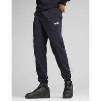 Puma Essentials No.1 Logo Cotton Rich Training Joggers Navy
