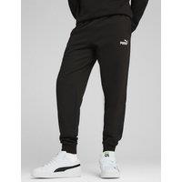 Puma Essentials No.1 Logo Cotton Rich Training Joggers Black