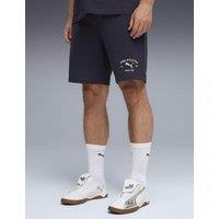 Puma Class Graphic Cotton Rich Shorts Navy