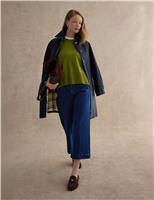 Crew Neck Split Hem Jumper