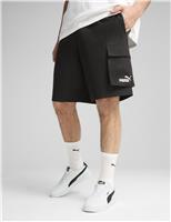 Puma Essentials No.1 Logo Woven Cargo Shorts Black