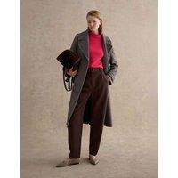 HOBBS Textured Roll Neck Top Red