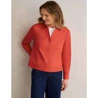 HOBBS Pure Cotton Collared Shirt Red