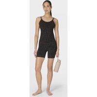 Sweaty Betty Ultimate Studio Printed High Waisted Yoga Shorts Brown Mix