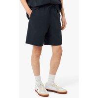 Lacoste Loose Fit Cotton Rich Seersucker Shorts Navy Mix