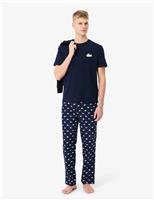 Cotton Rich Crocodile Print Pyjama Set