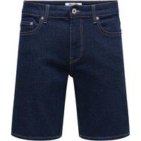 ONLY & SONS Denim Shorts Dark Blue