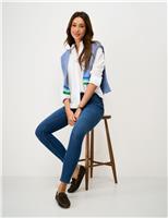 Crew Clothing Pure Cotton Collared Blouse White