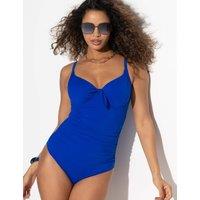 Pour Moi St Kitts Wired Plunge Swimsuit Blue