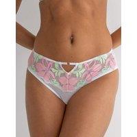 Pour Moi Embroidered Knickers White Mix