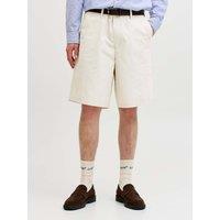JACK & JONES Pure Cotton Chino Shorts Cream