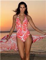 Goldie Tummy Control Padded Halterneck Swimsuit