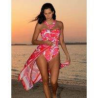 Naia Beach Selene Tummy Control Printed Padded Swimsuit Pink Mix