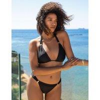 Naia Beach Maia High Leg Bikini Bottoms Black